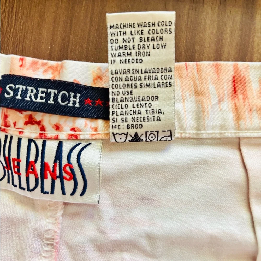 Vintage Bill Blass Sz 14 Chinoserie Patterned High Waist Cropped Pants - Picture 9 of 10